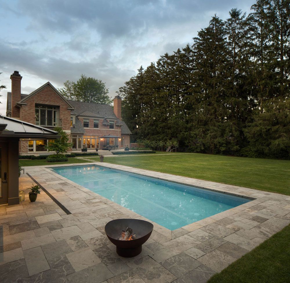 Oakville Home Backyard Pool Renovation